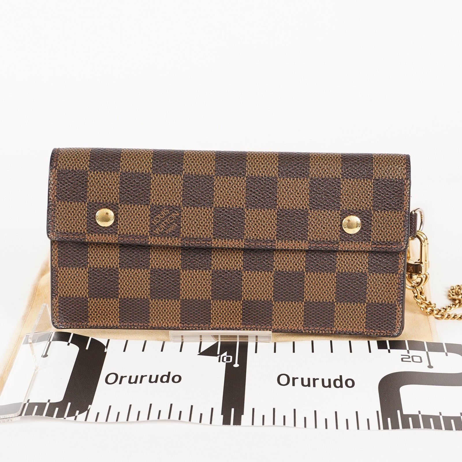 LOUIS VUITTON Portefeuille  Bifold purse N60002 Damier Ebene 03T052800009