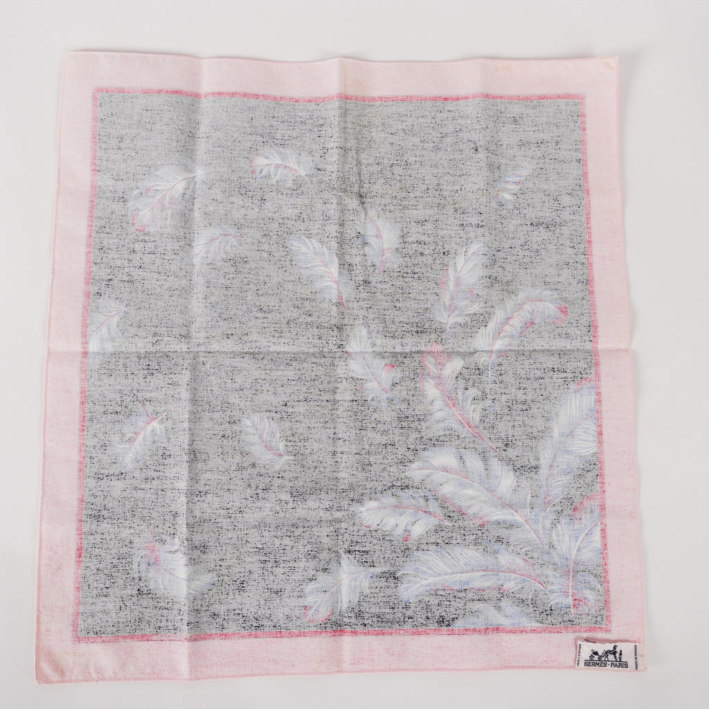 Hermes Carre 45 100% Cotton Napkin, Black with Blue, 03E13825017