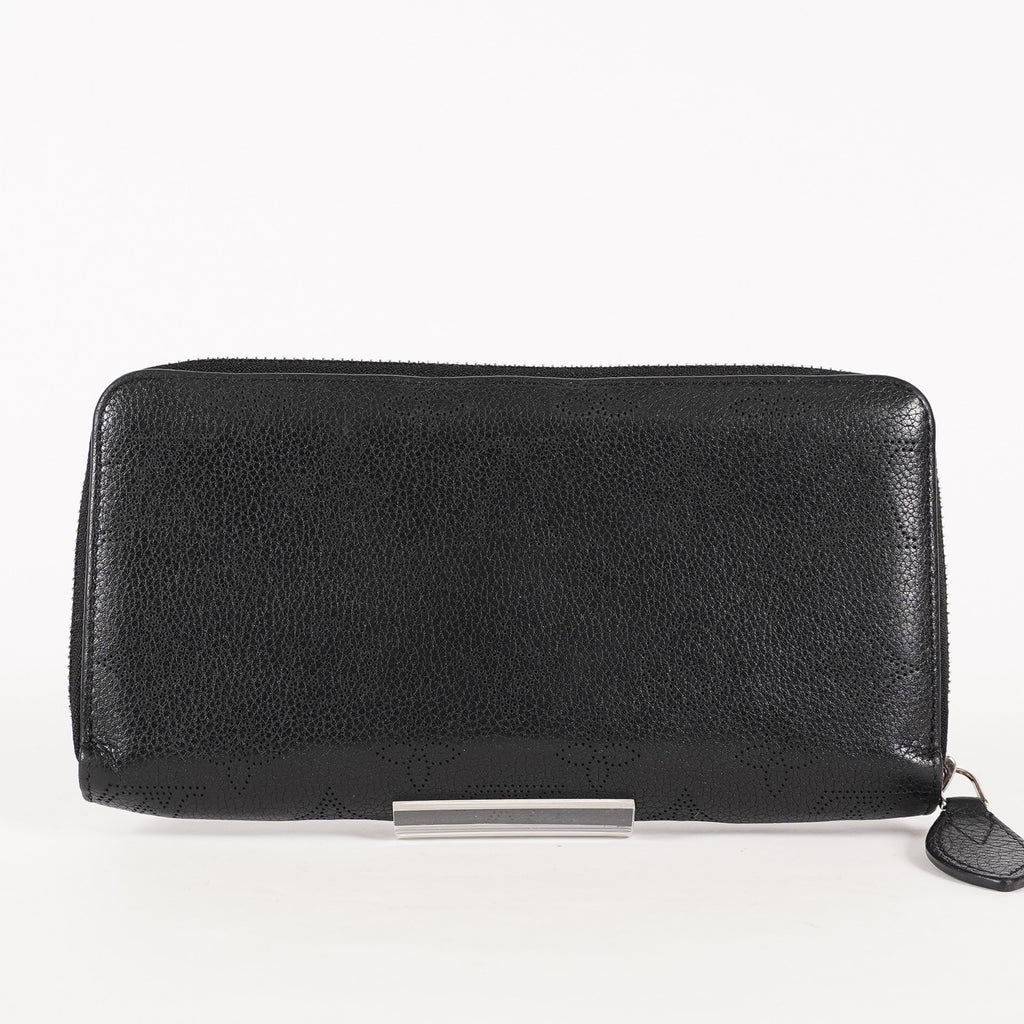 Louis Vuitton Monogram Mahina Zippy Zip-Around Wallet Noir M61867 03T093500009