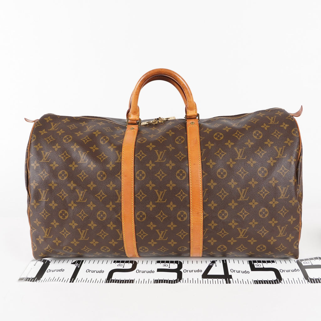 Authentic Louis Vuitton Monogram Keepall 55 Travel Bag M41424 03A155605606