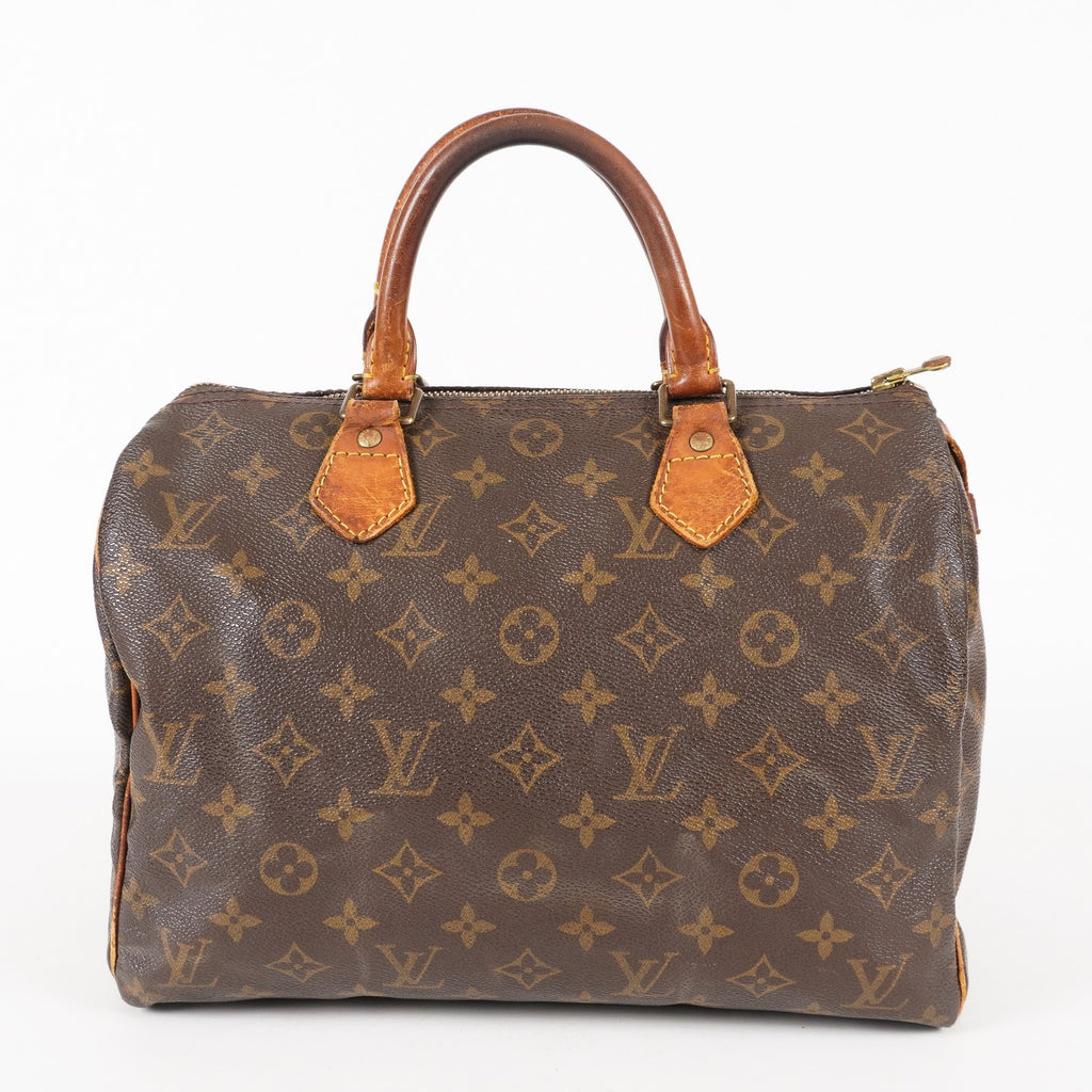 Authentic Louis Vuitton Monogram Speedy 30 Handbag M41526 vintage 06E373520002