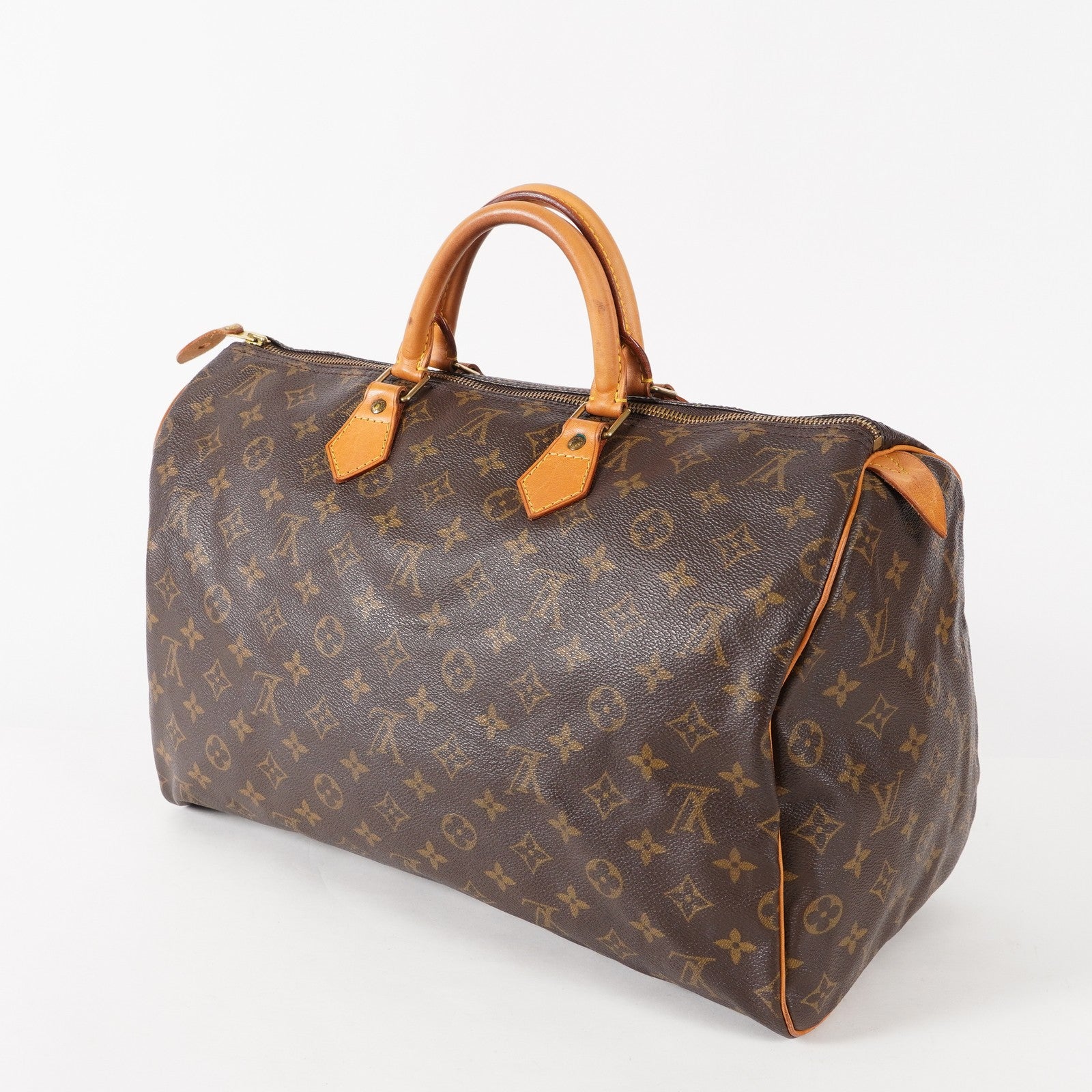 Authentic Louis Vuitton Monogram Speedy 40 M41522 Hand Boston Bag 03E079020011