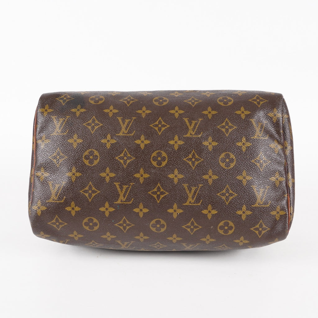 Authentic Louis Vuitton Monogram Speedy 30  Handbag M41526 vintage 05E076050013