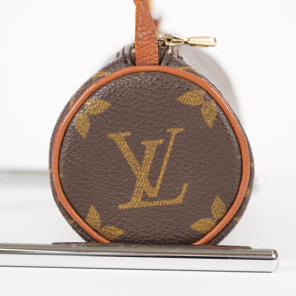 LOUIS VUITTON Monogram Papillon Pouch LV Auth vintage 05E542090016