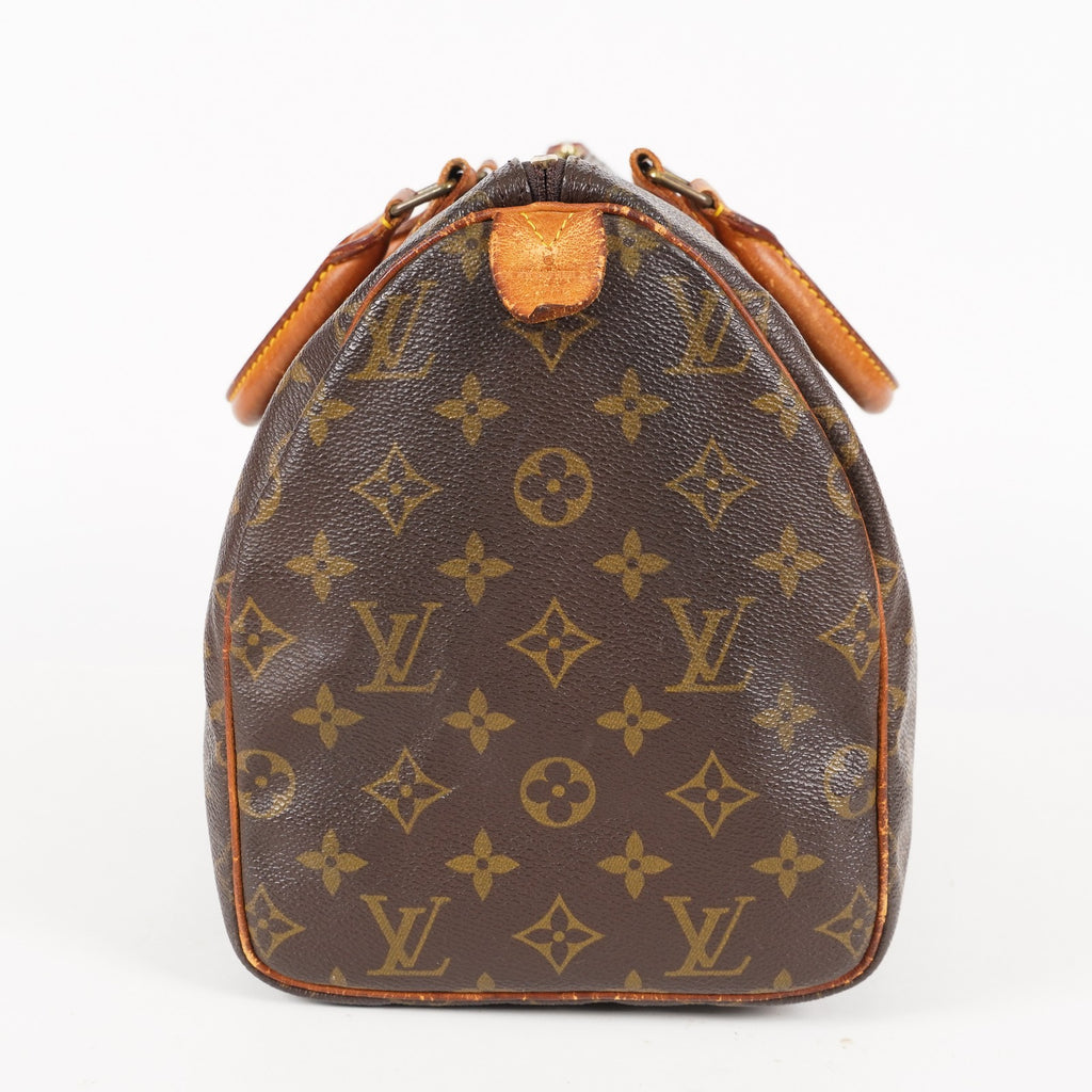 Authentic Louis Vuitton Monogram Speedy 30 Handbag M41526 vintage 06E395720002