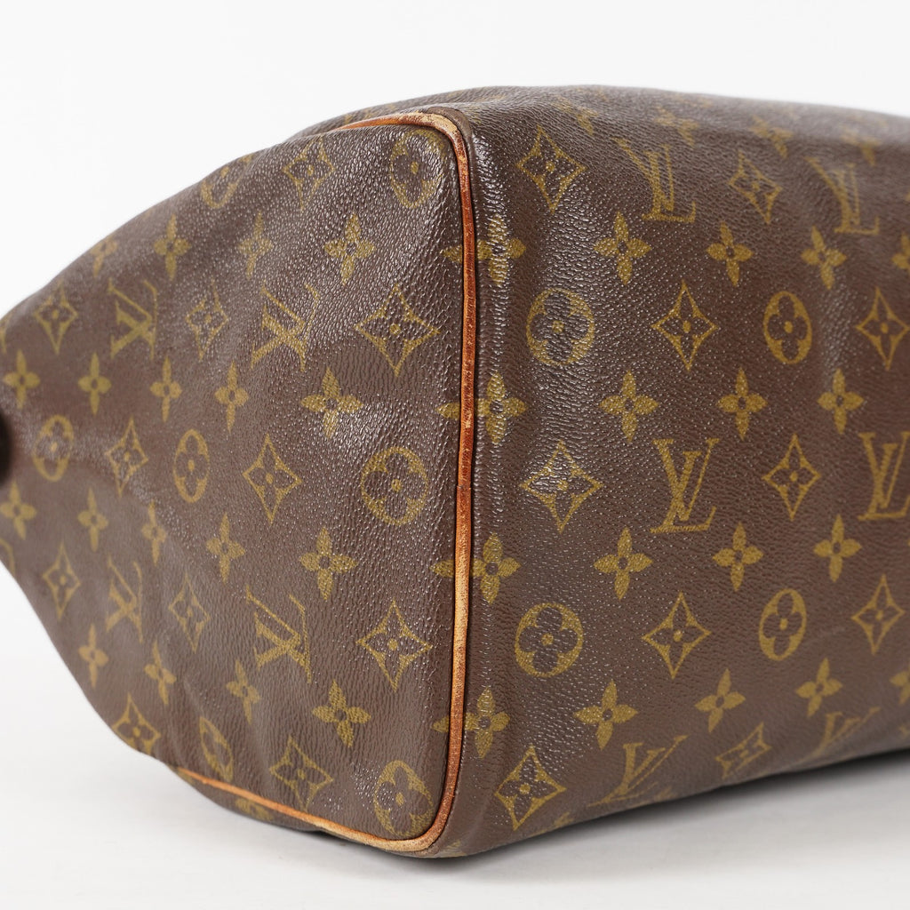 Authentic Louis Vuitton Monogram Speedy 35 M41524 Handbag 01E054950021