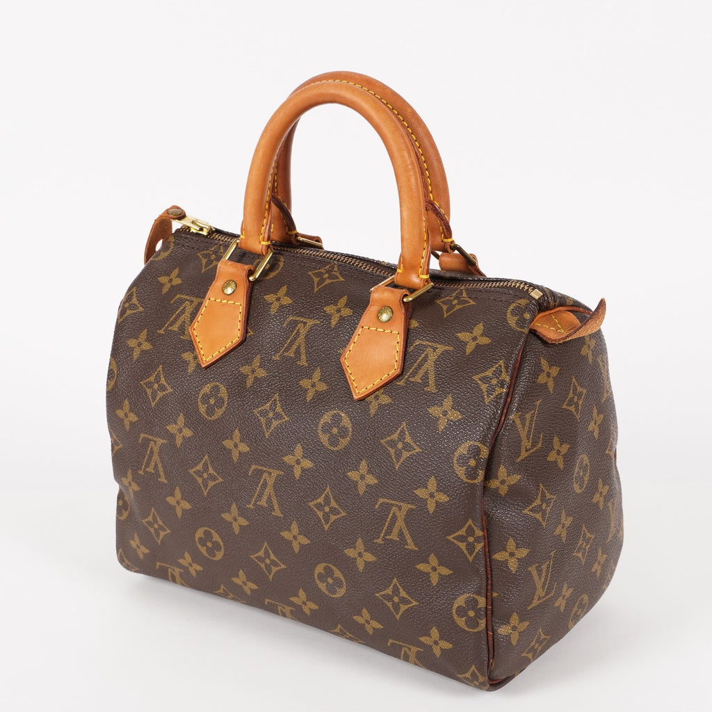 Authentic Louis Vuitton Monogram Speedy 25 Handbag vintage M41528 05E129240016