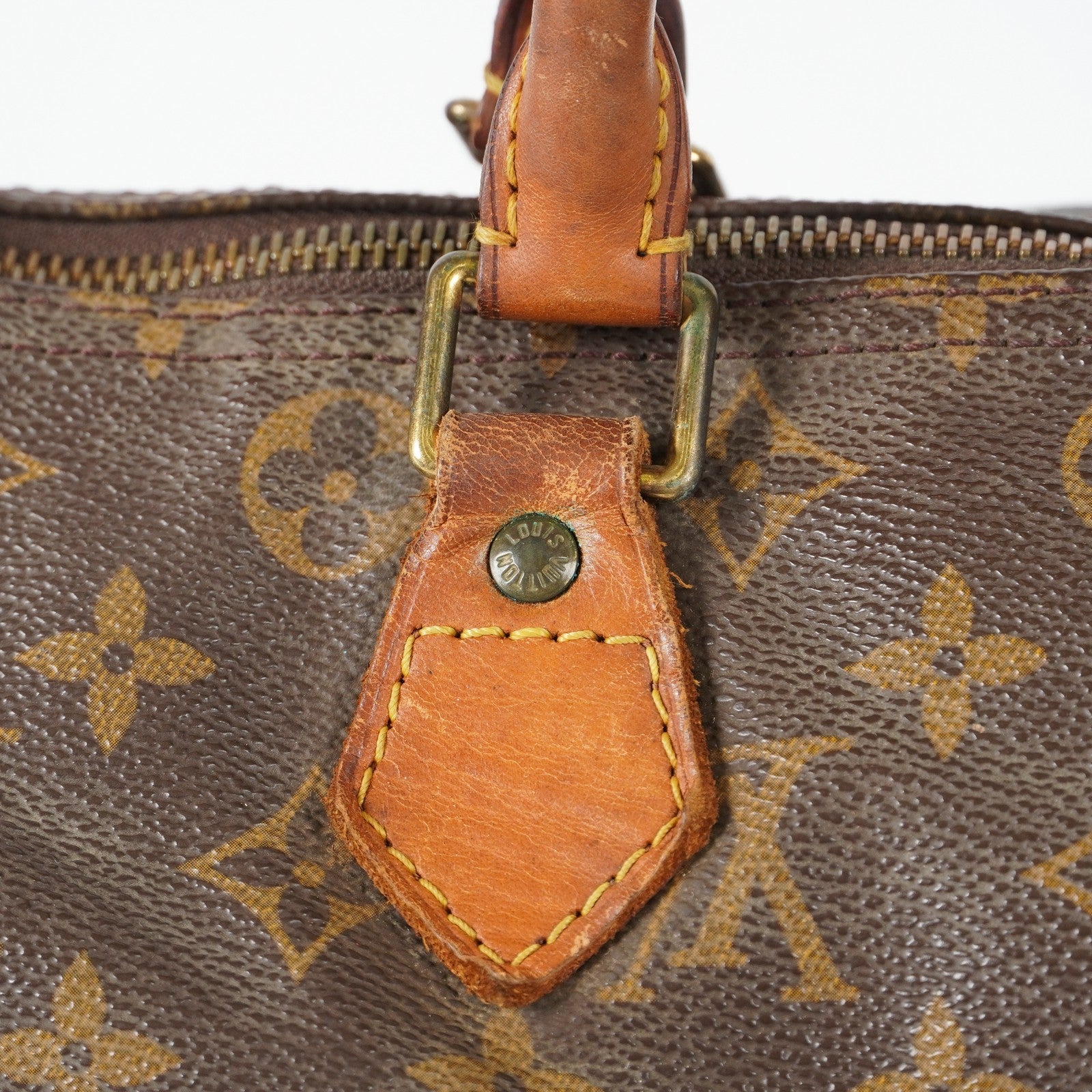 Authentic Louis Vuitton Monogram Speedy 30 M41526 Handbag vintage 03A144576027