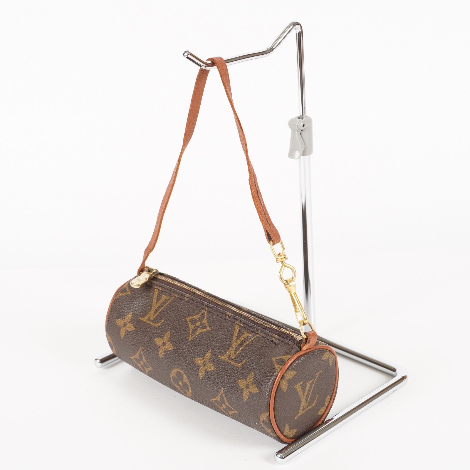 LOUIS VUITTON Monogram Papillon Pouch LV Auth vintage 05E542090016