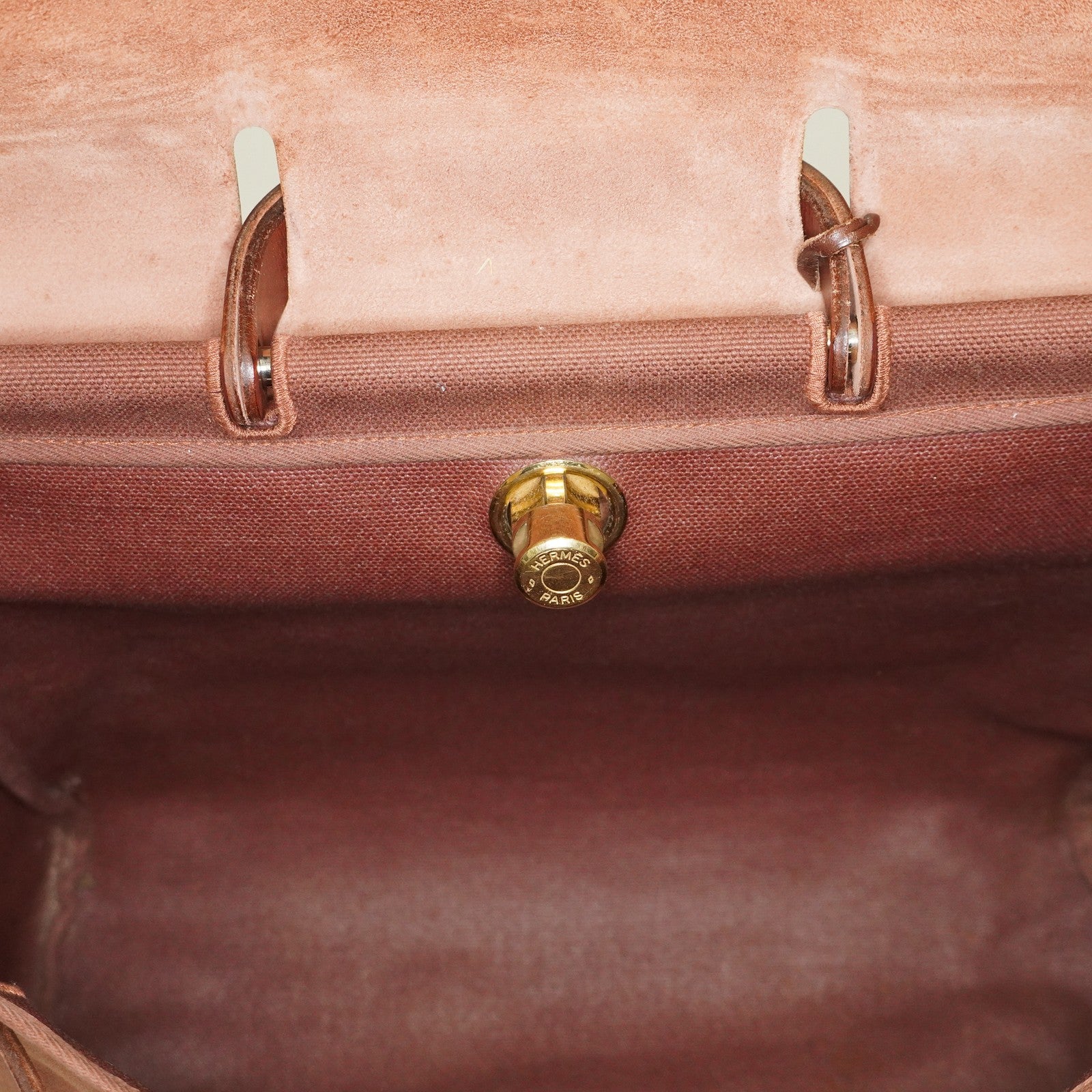 Hermes Herbag 39 Canvas Leather Handbag 04A114400006