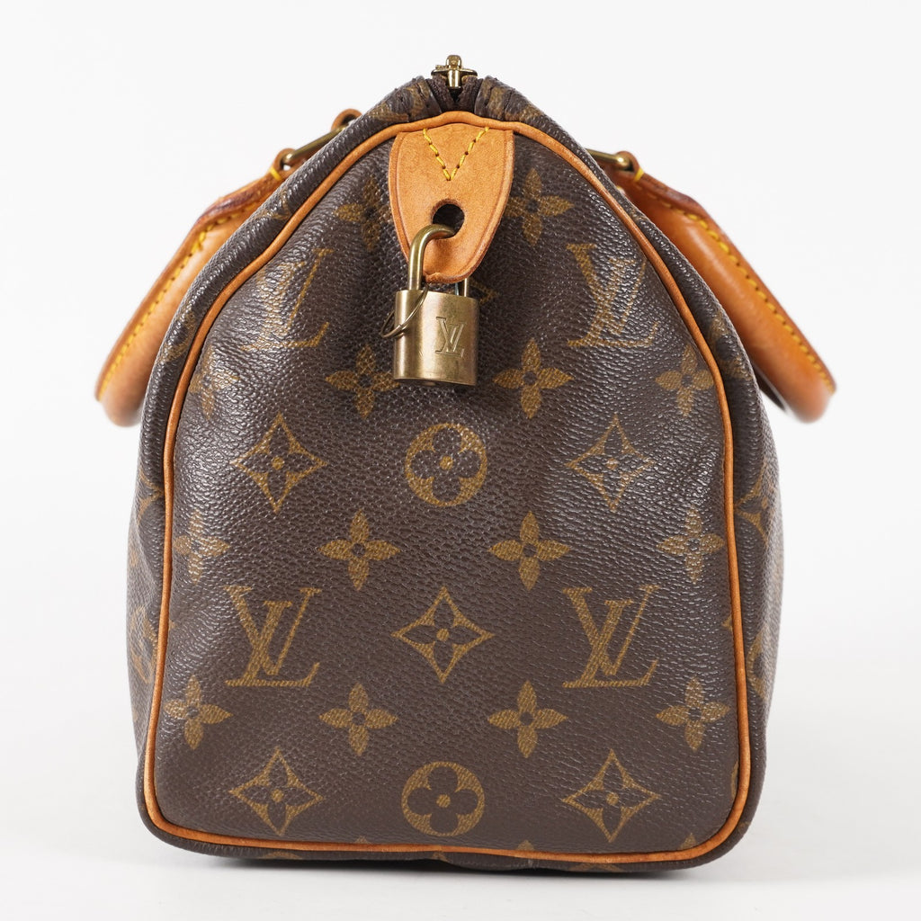 Authentic Louis Vuitton Monogram Speedy 25 Handbag vintage M41528 03E068030011