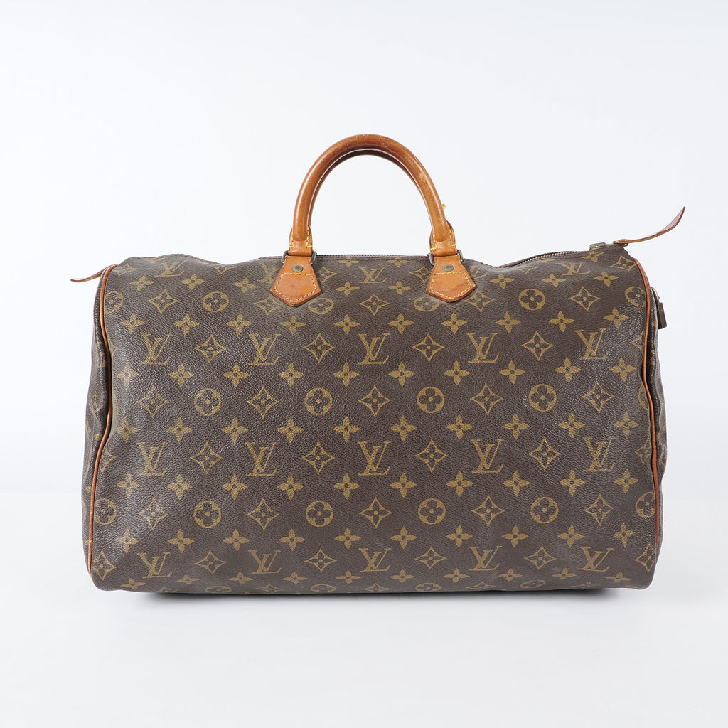 Authentic Louis Vuitton Monogram Speedy 40 Hand Boston Bag M41522 03A435834427