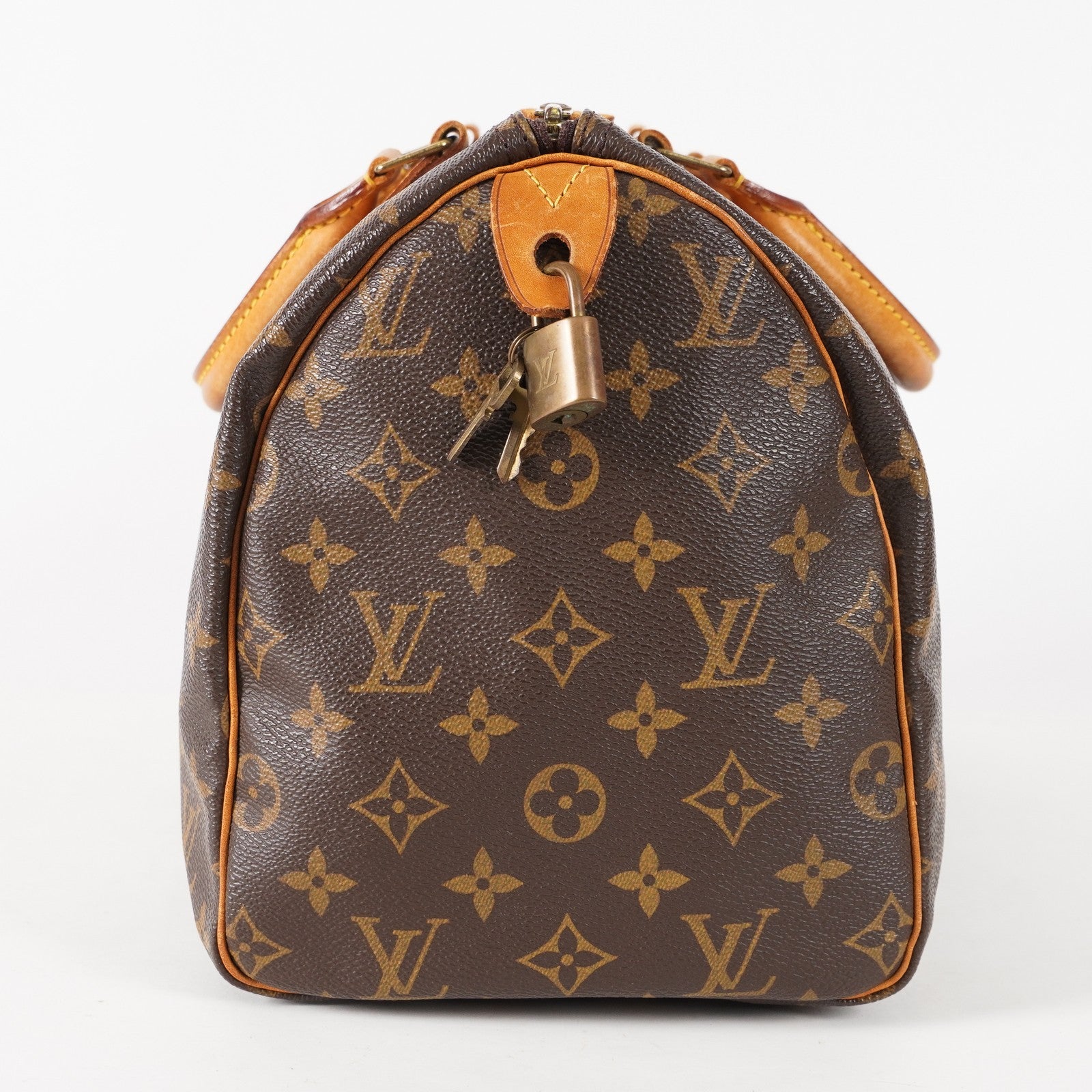 Authentic Louis Vuitton Monogram Speedy 30 M41526 Handbag vintage 03E508030011