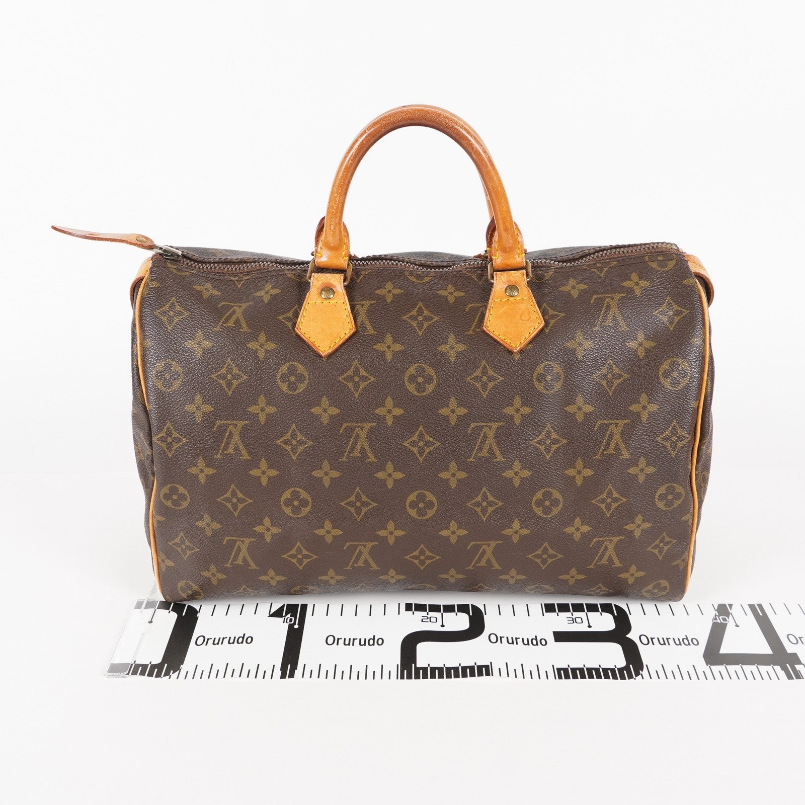 Authentic Louis Vuitton Monogram Speedy 35 M41524 vintage Handbag 05E256050016