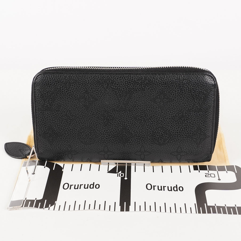 Louis Vuitton Monogram Mahina Zippy Zip-Around Wallet Noir M61867 03T022500009