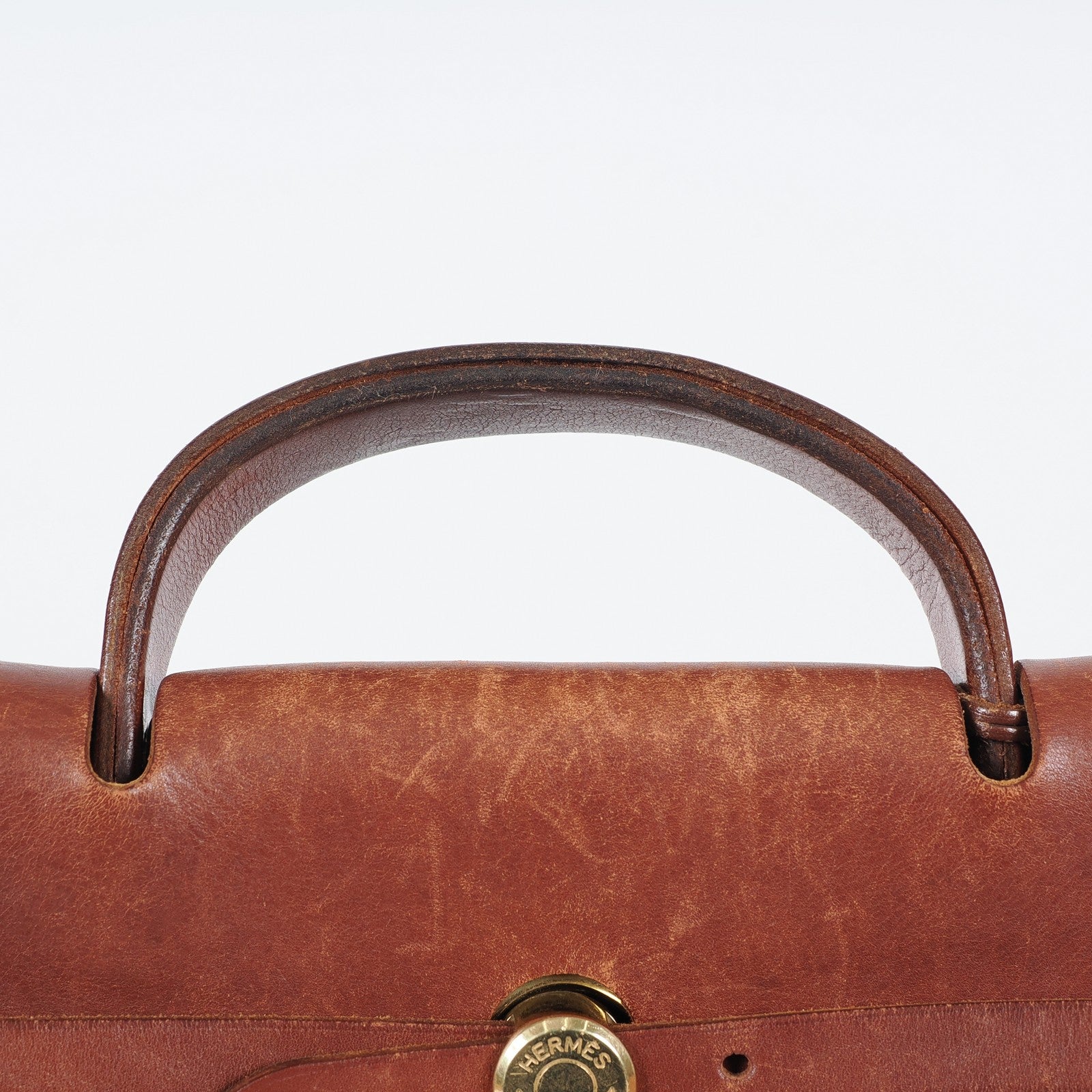 Hermes Herbag 39 Canvas Leather Handbag 04A114400006