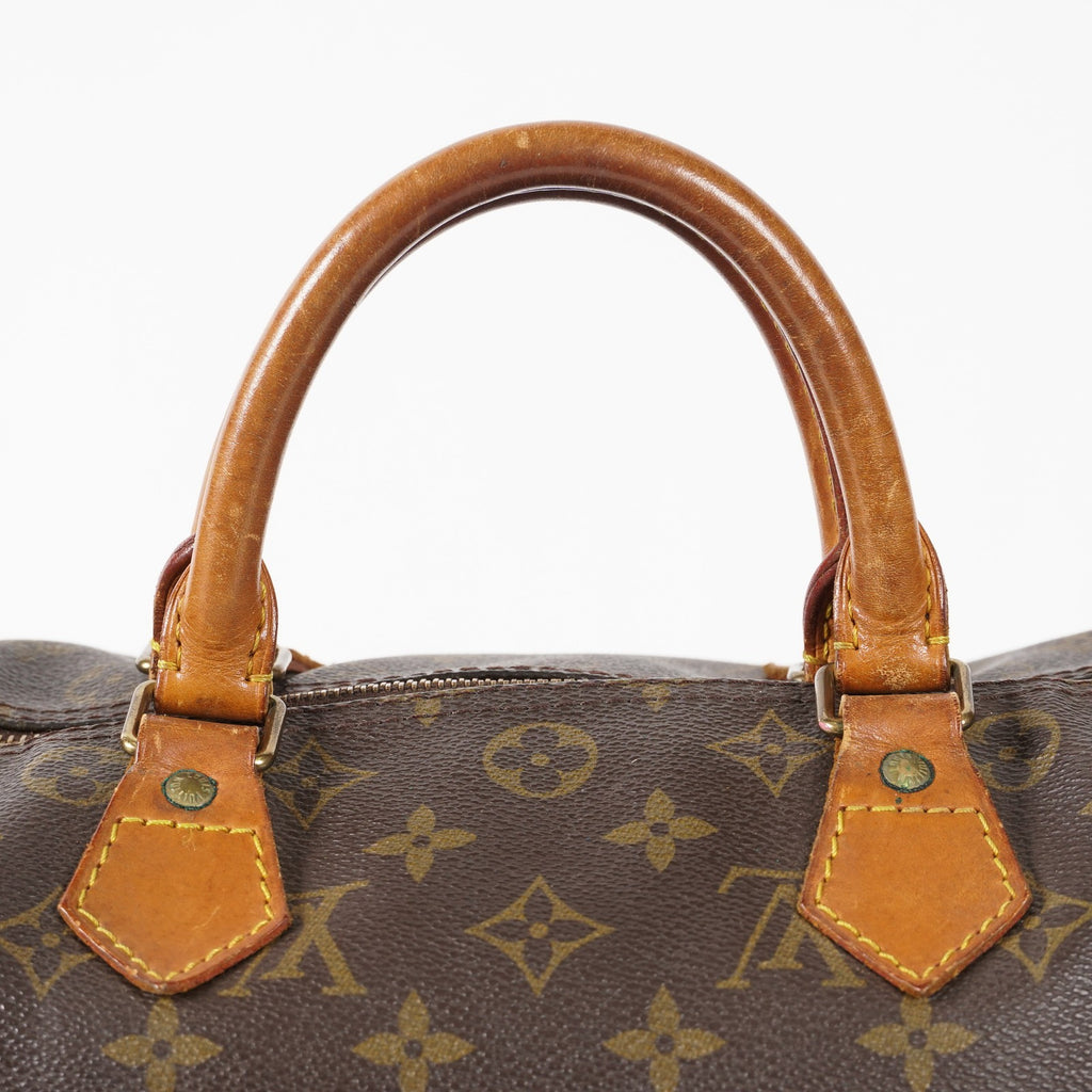 Authentic Louis Vuitton Monogram Speedy 30 M41526 Handbag vintage 01E155720027