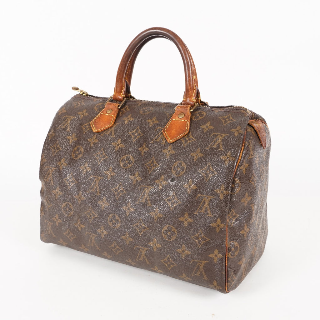 Authentic Louis Vuitton Monogram Speedy 30 Handbag M41526 vintage 06E373520002