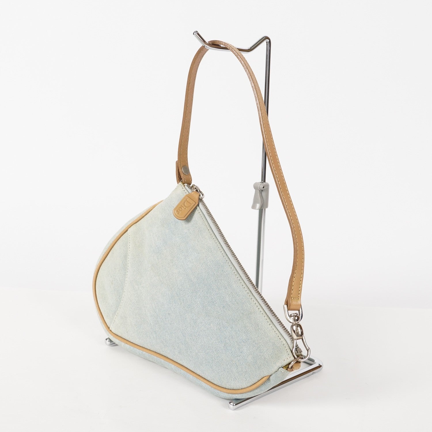 CHRISTIAN DIOR Mini Light Denim Saddle Bag Pouch vintage 12E124840016