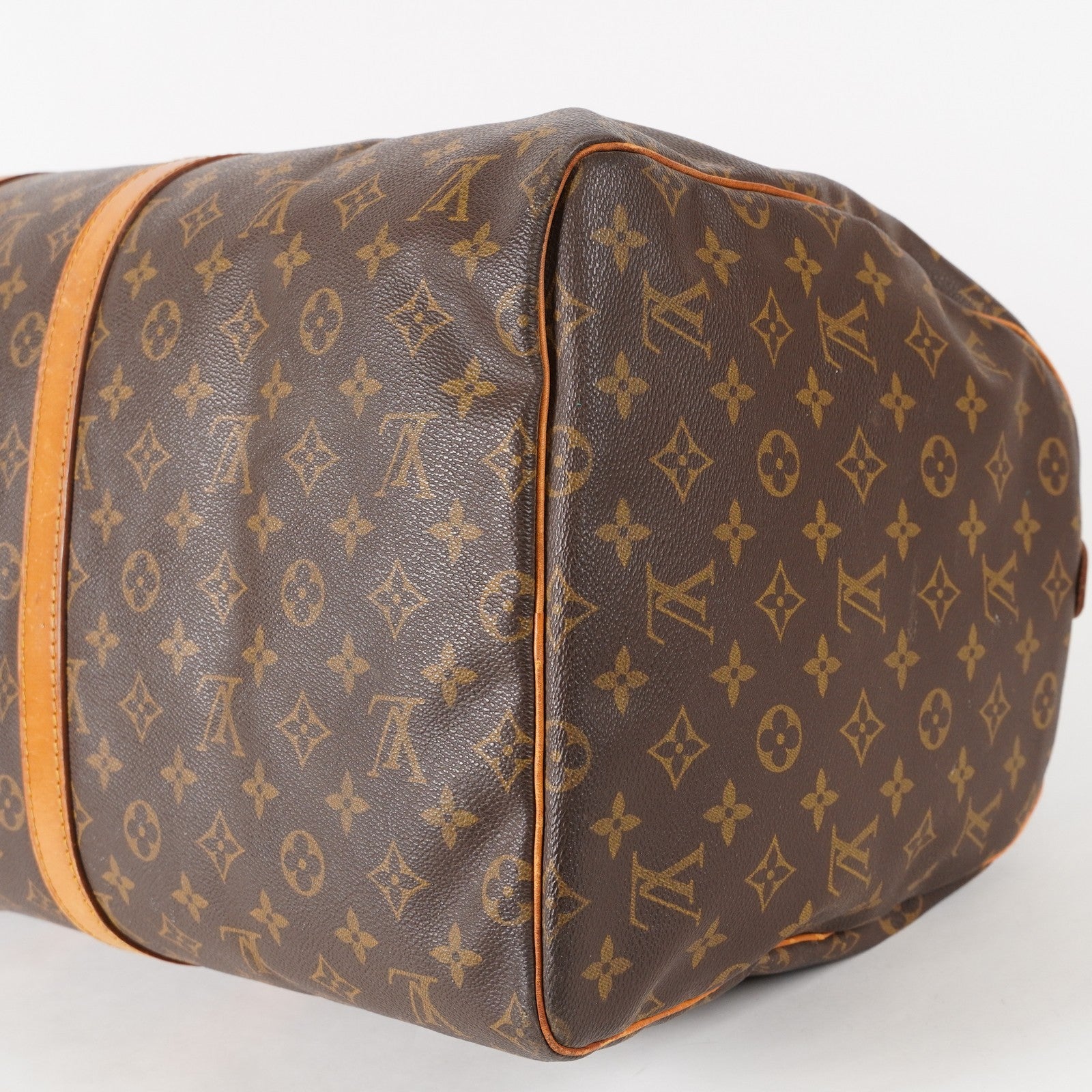 Authentic Louis Vuitton Monogram Keepall 55 M41424 Travel Bag 03E285830011