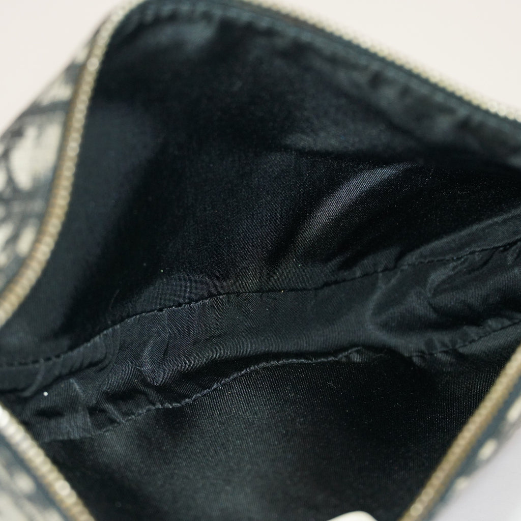  CHRISTIAN DIOR Monogram Mini Saddle Pochette Navy/Black 01E215720008
