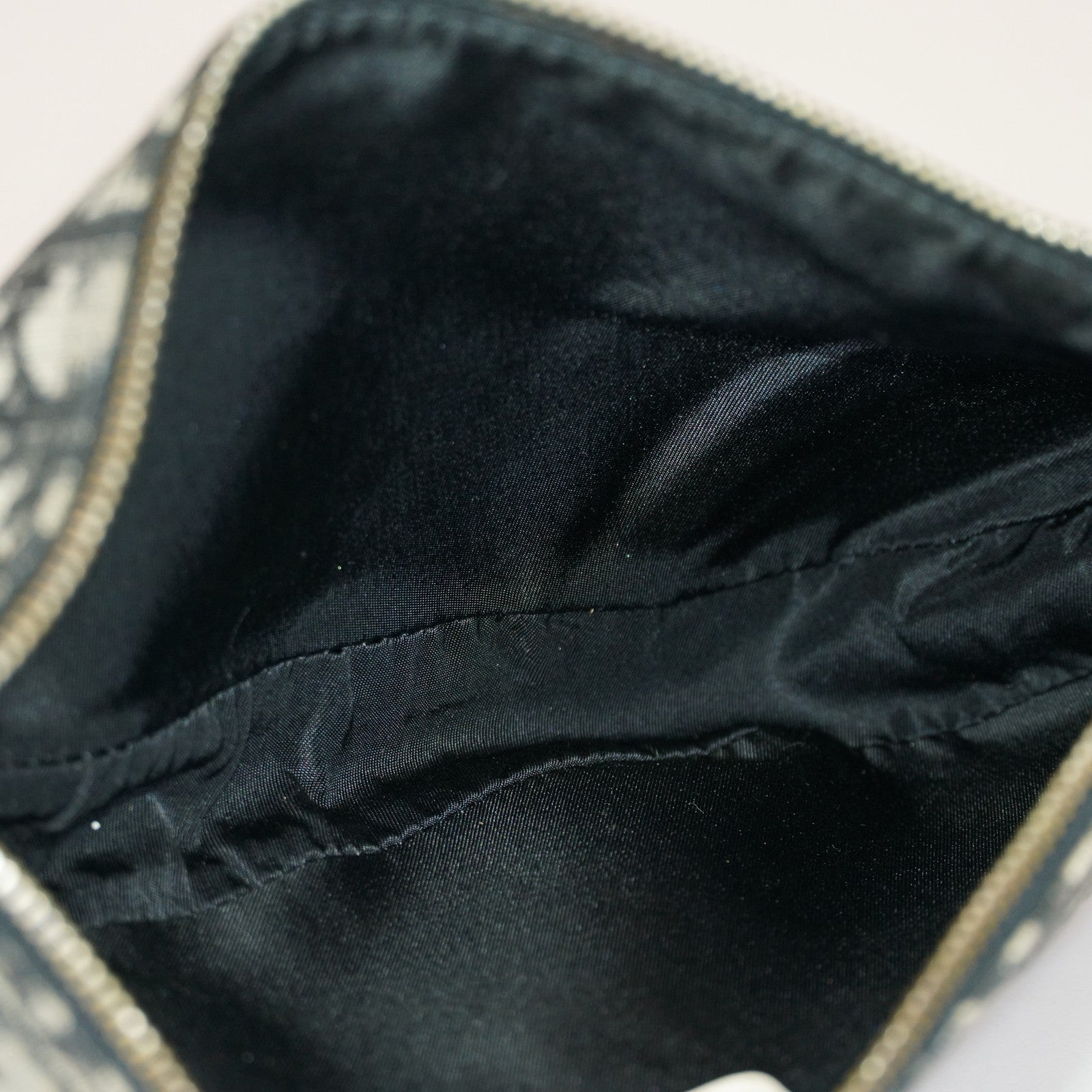  CHRISTIAN DIOR Monogram Mini Saddle Pochette Navy/Black 01E215720008