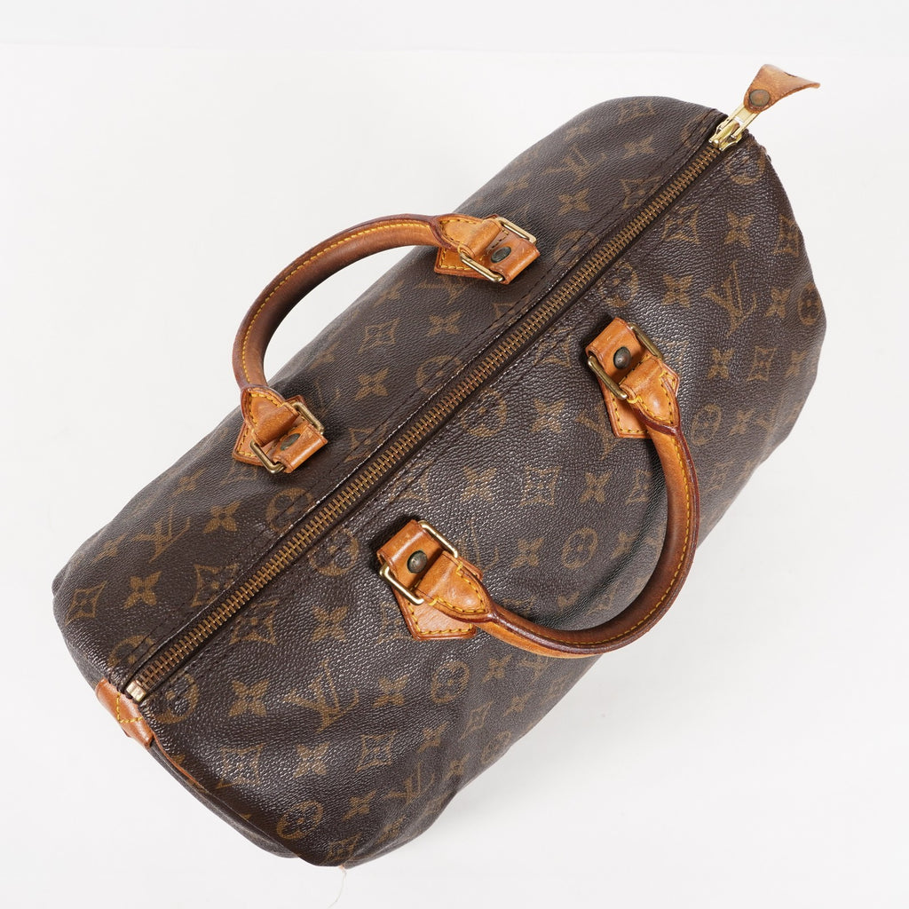 Authentic Louis Vuitton Monogram Speedy 35 M41524 Handbag 03A075948806