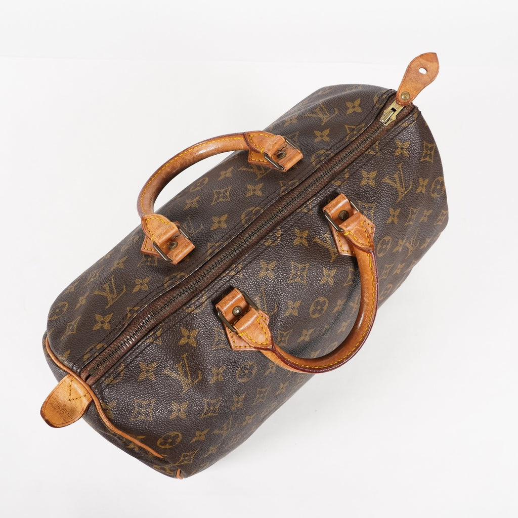 Authentic Louis Vuitton Monogram Speedy 35 M41524 Handbag used 03A035319606