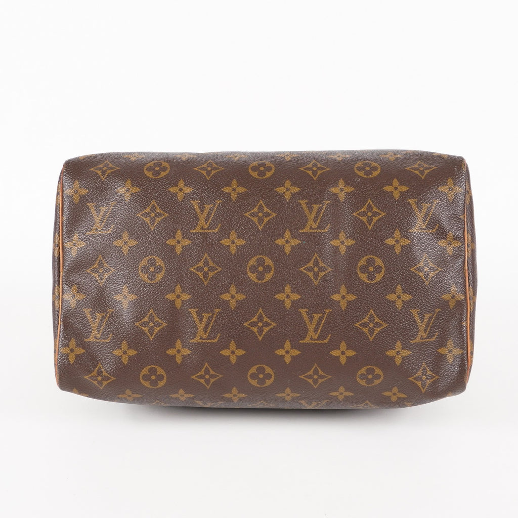 Authentic Louis Vuitton Monogram Speedy 30  Handbag M41526 vintage 05E125830029