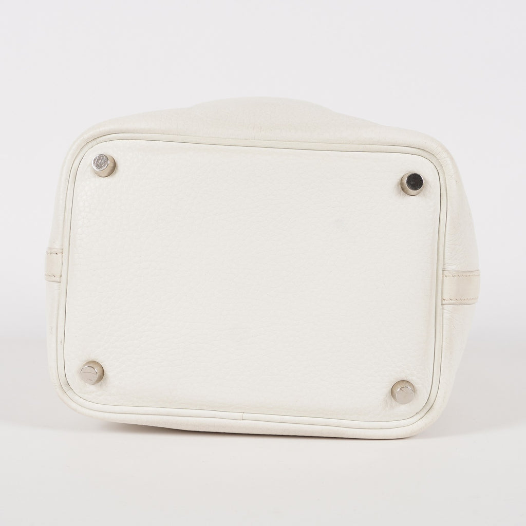 Hermes Picotin Lock PM Red ClemenceLeather Silver Hardware 05E0118150029