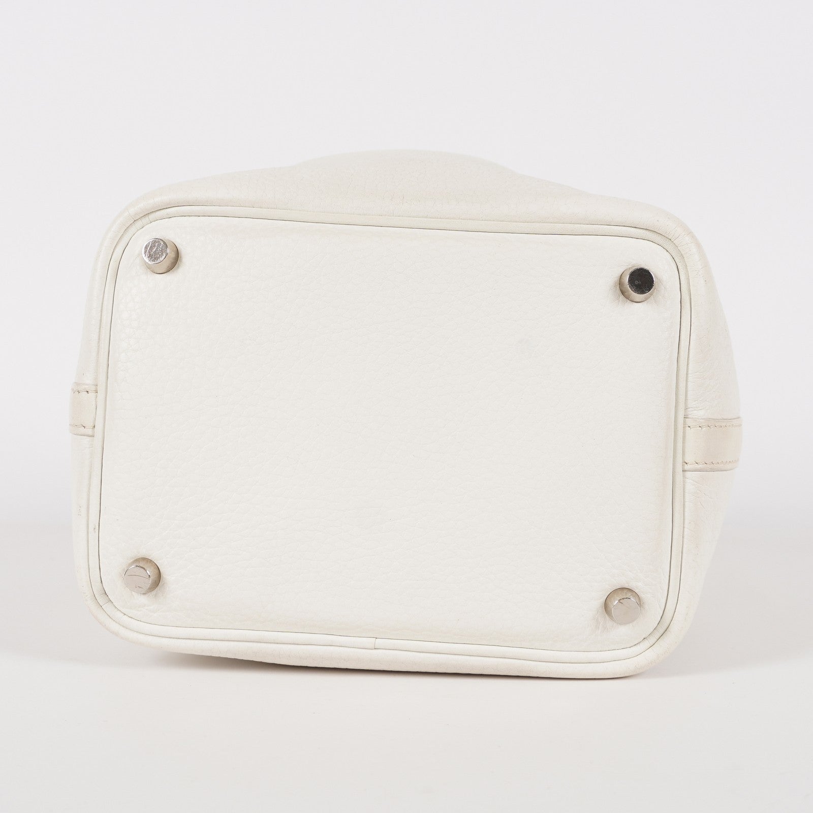 Hermes Picotin Lock PM Red ClemenceLeather Silver Hardware 05E0118150029