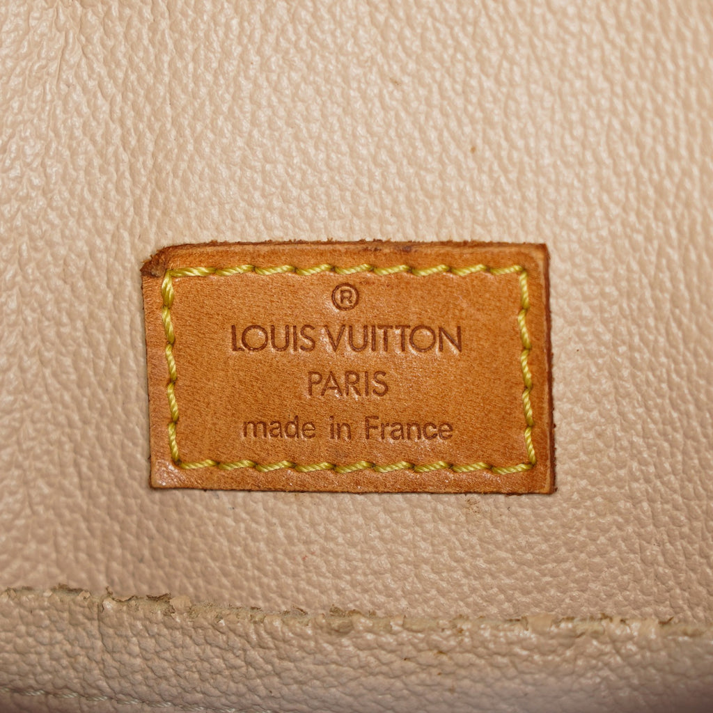 LOUIS VUITTON Sac Plat Handbag Monogram Canvas Brown M51140 06E441980004