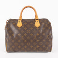 Authentic Louis Vuitton Monogram Speedy 30  Handbag M41526 vintage 05E446380016