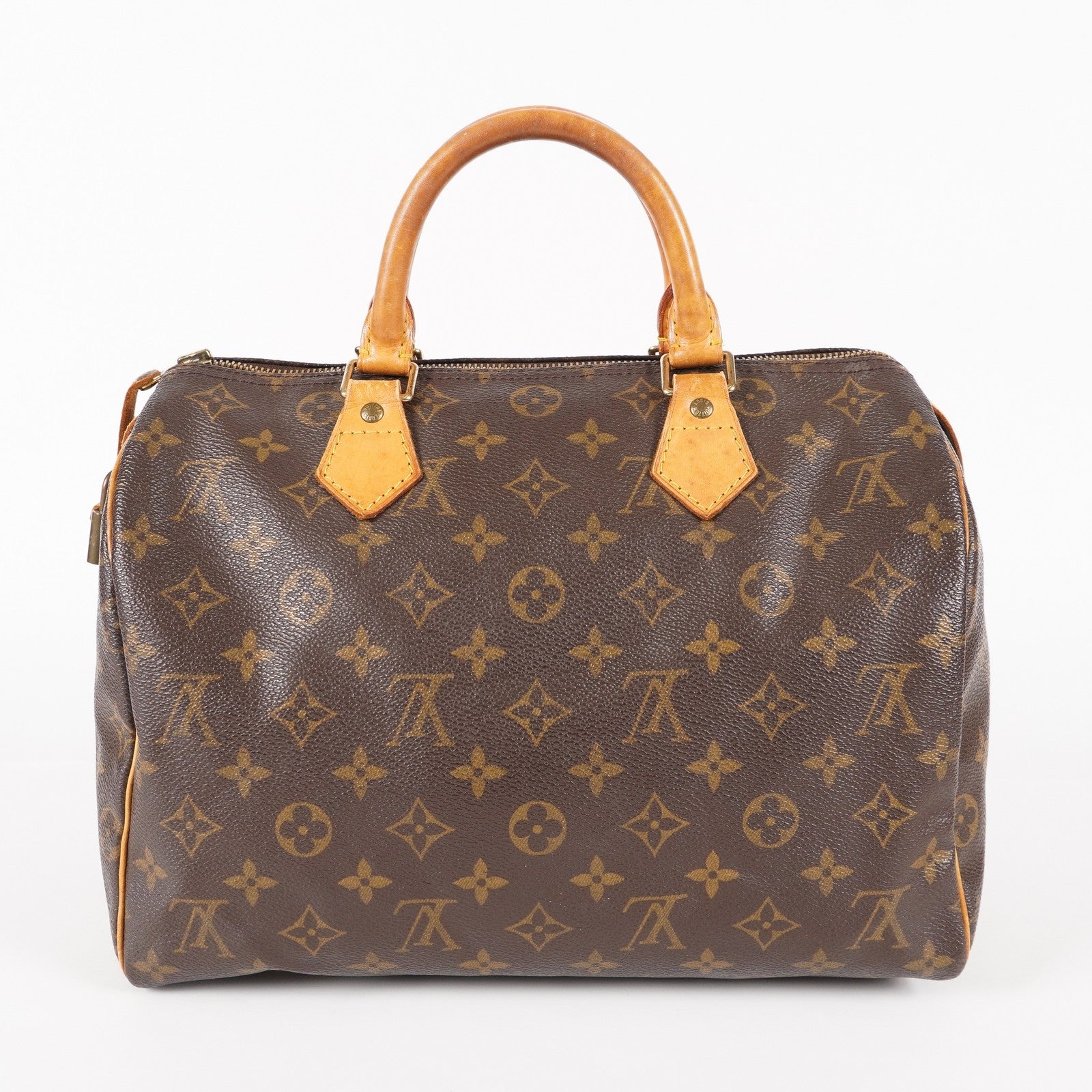 Authentic Louis Vuitton Monogram Speedy 30  Handbag M41526 vintage 05E446380016