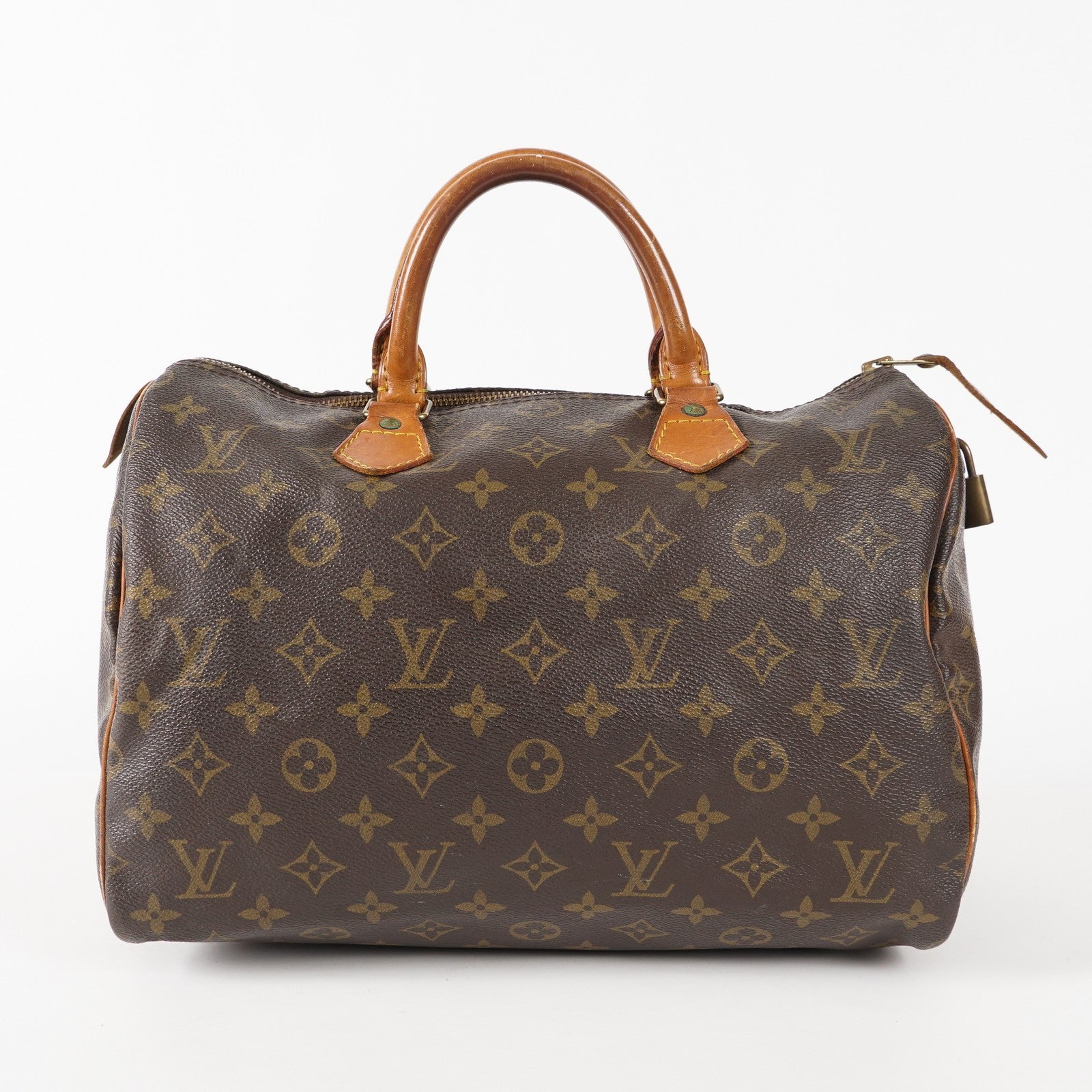Authentic Louis Vuitton Monogram Speedy 30 M41526 Handbag vintage 01E155720027