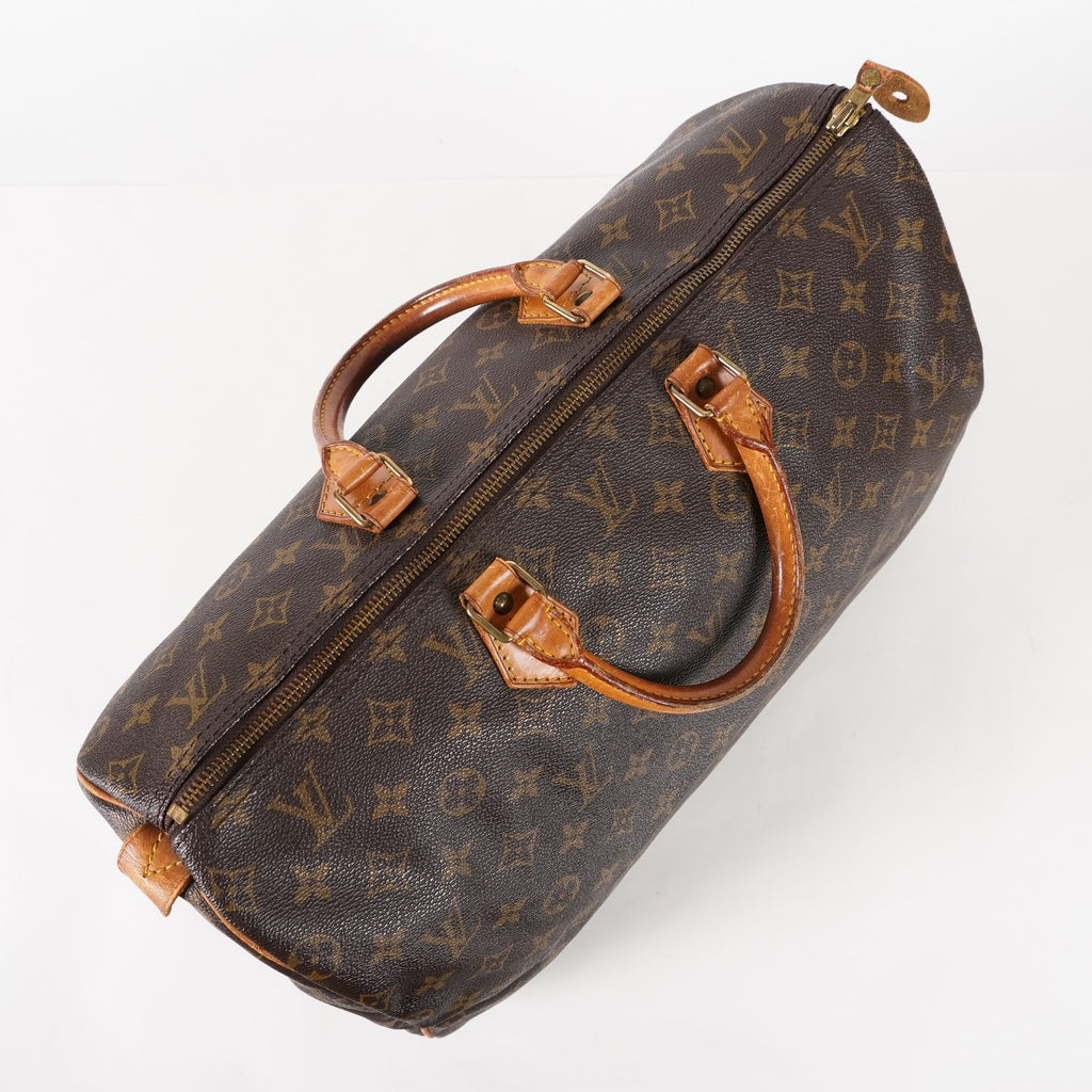 Authentic Louis Vuitton Monogram Speedy 40 Hand Boston Bag M41522 03E125830011