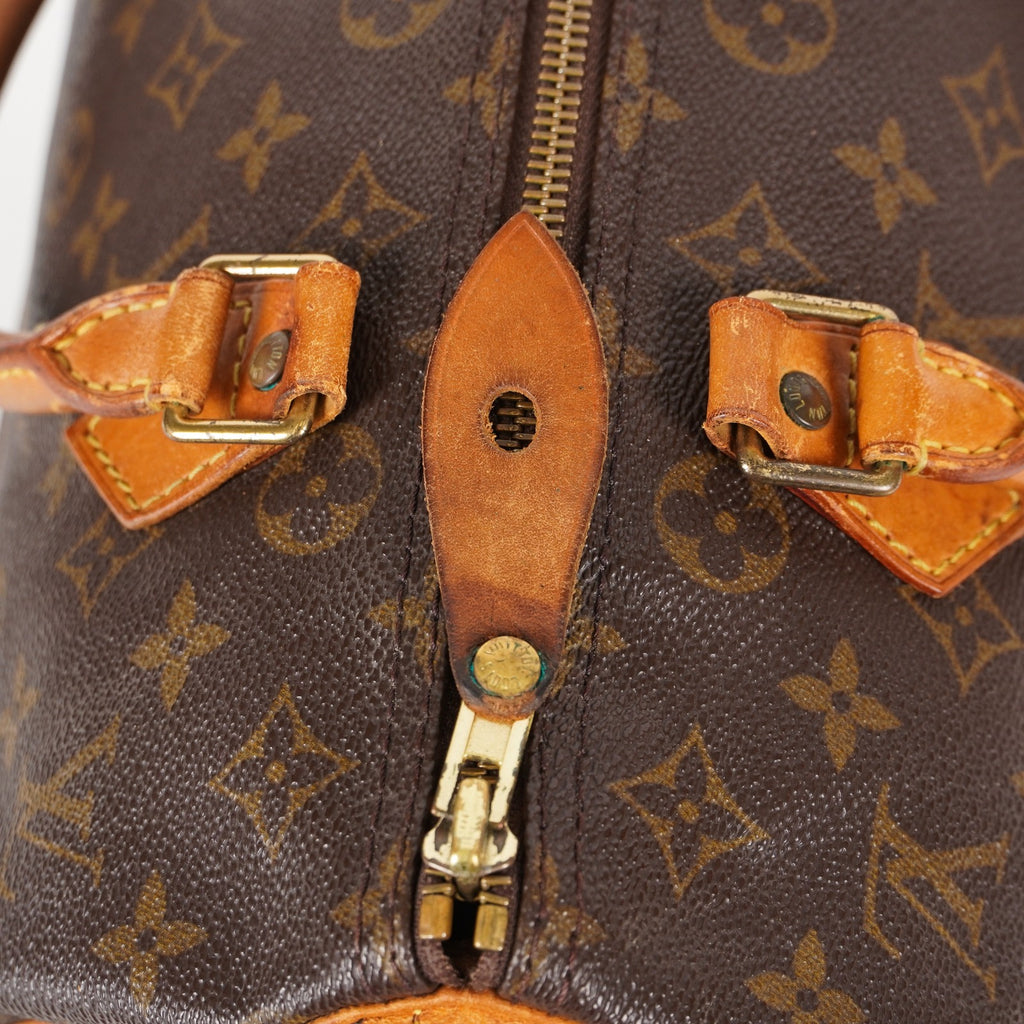 Authentic Louis Vuitton Monogram Speedy 30  Handbag M41526 vintage 05E145830029