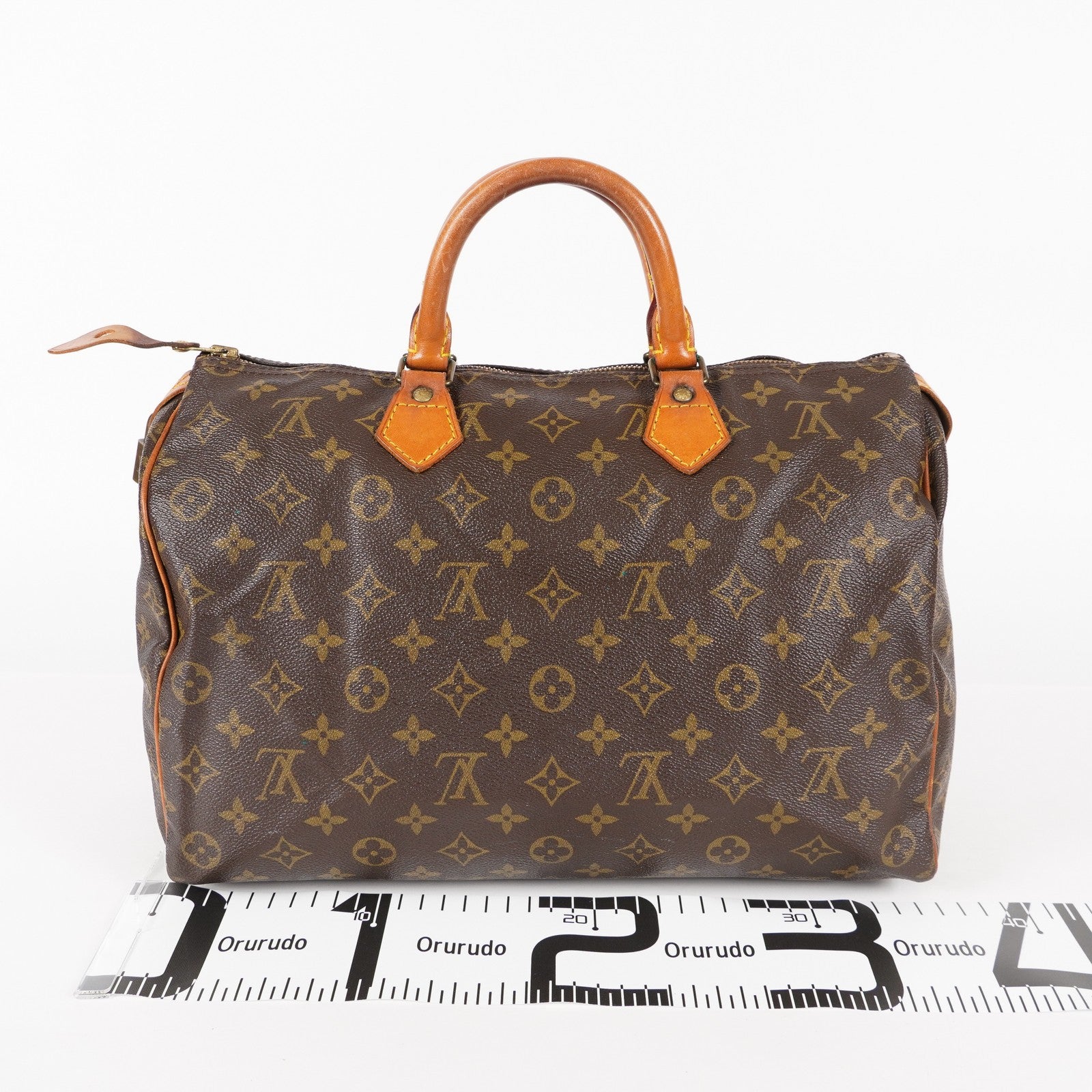 Authentic Louis Vuitton Monogram Speedy 35 M41524 vintage Handbag 05E095940013