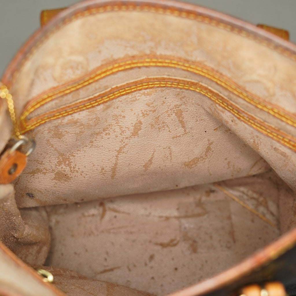 Authentic Louis Vuitton Monogram Bucket PM Shoulder Tote Bag M42238 02E242640018