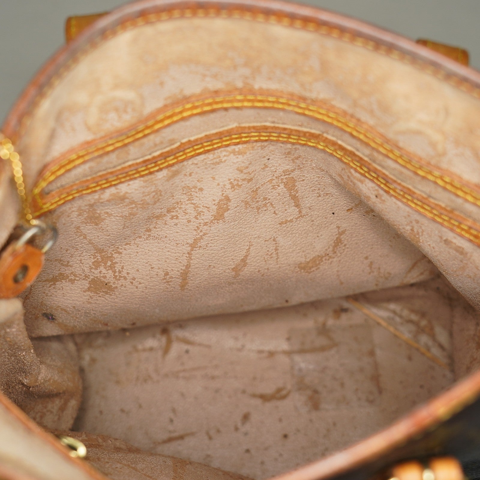 Authentic Louis Vuitton Monogram Bucket PM Shoulder Tote Bag M42238 02E242640018