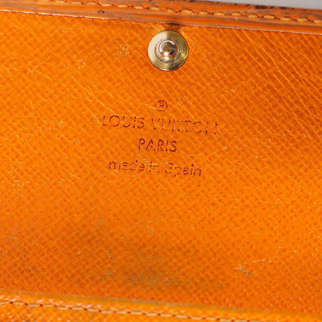 Louis Vuitton, Yellow Epi Leather 4-Hooks Key Case XY219