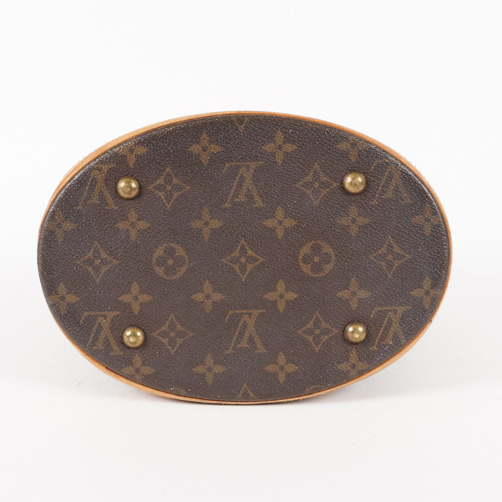 Authentic Louis Vuitton Monogram Bucket PM Shoulder Tote Bag M42238 05E112420013