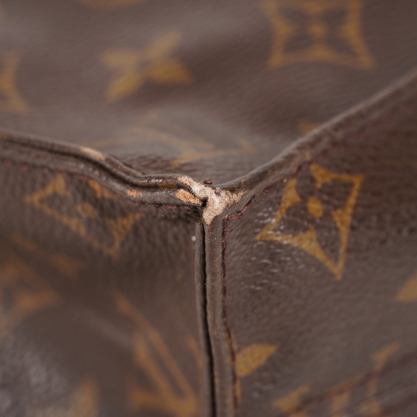 LOUIS VUITTON Sac Plat Handbag Monogram Canvas Brown M51140 06E441980004