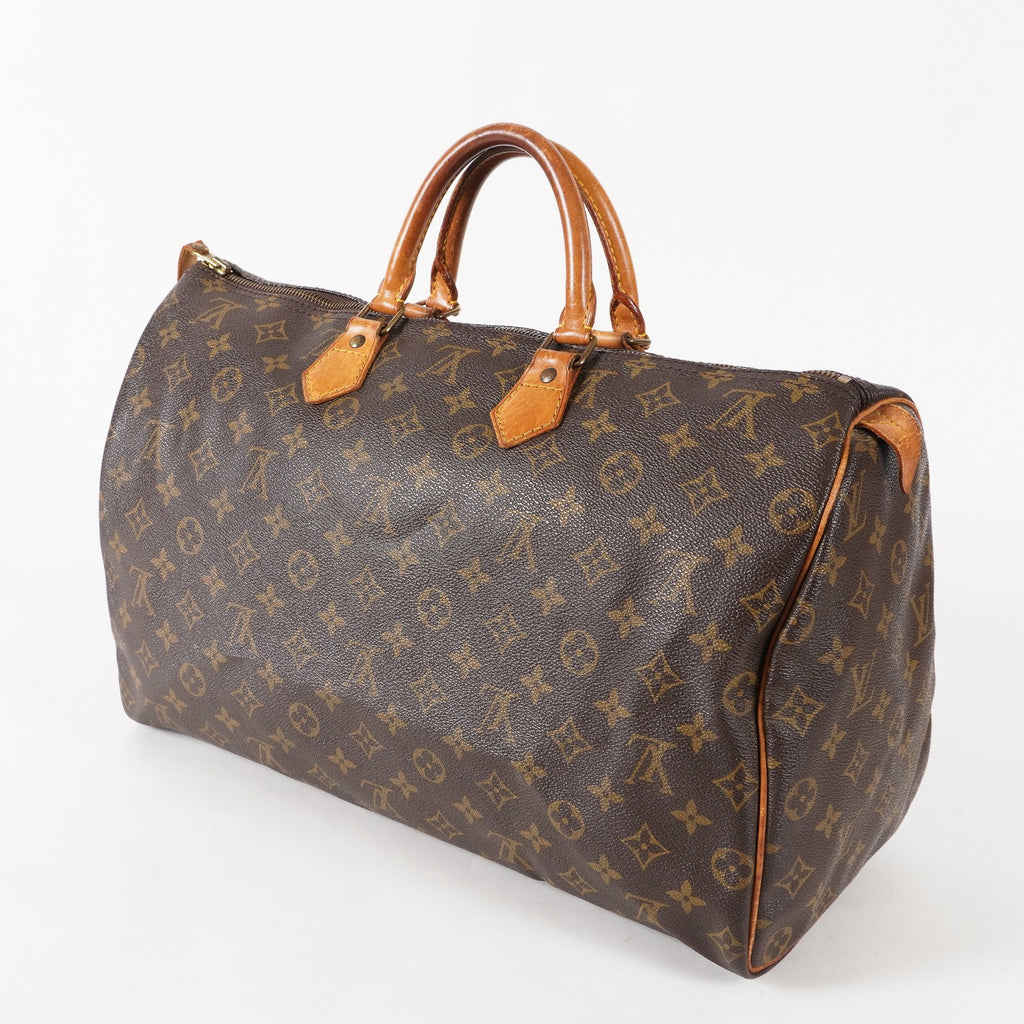Authentic Louis Vuitton Monogram Speedy 40 Hand Boston Bag M41522 03E125830011