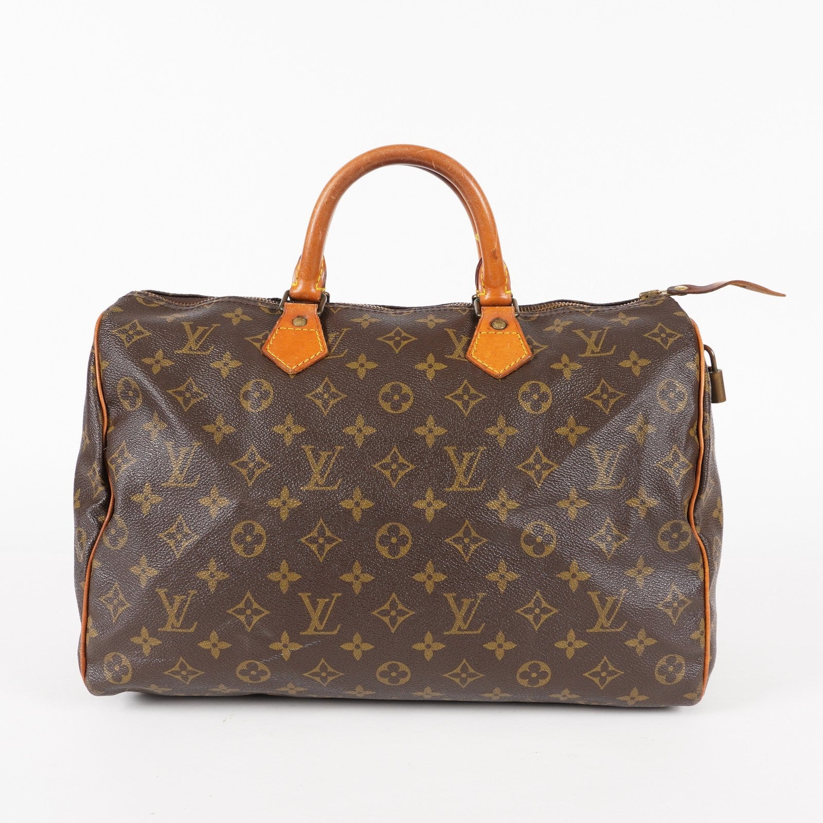Authentic Louis Vuitton Monogram Speedy 35 M41524 vintage Handbag 05E095940013