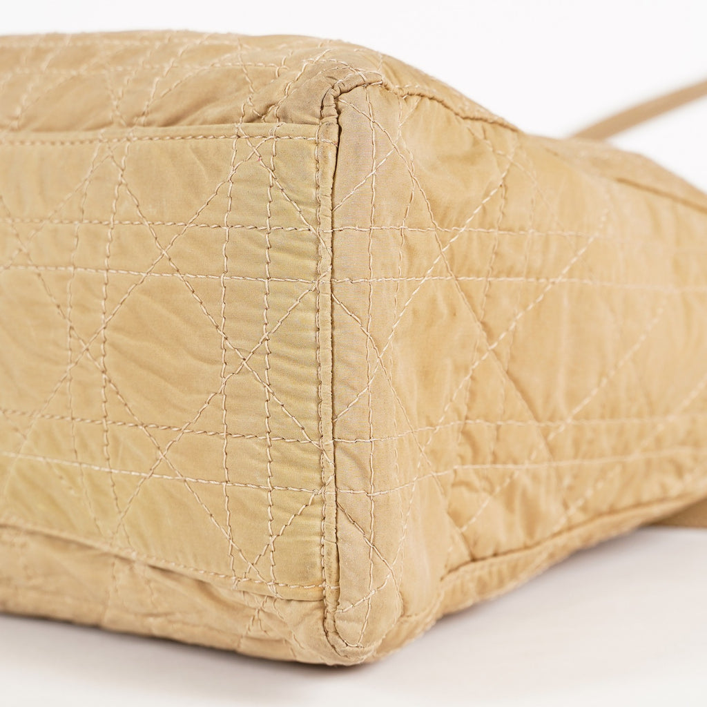 Christian Dior Vintage Lady Dior Bag Cannage Quilt Nylon Medium 02A083946805
