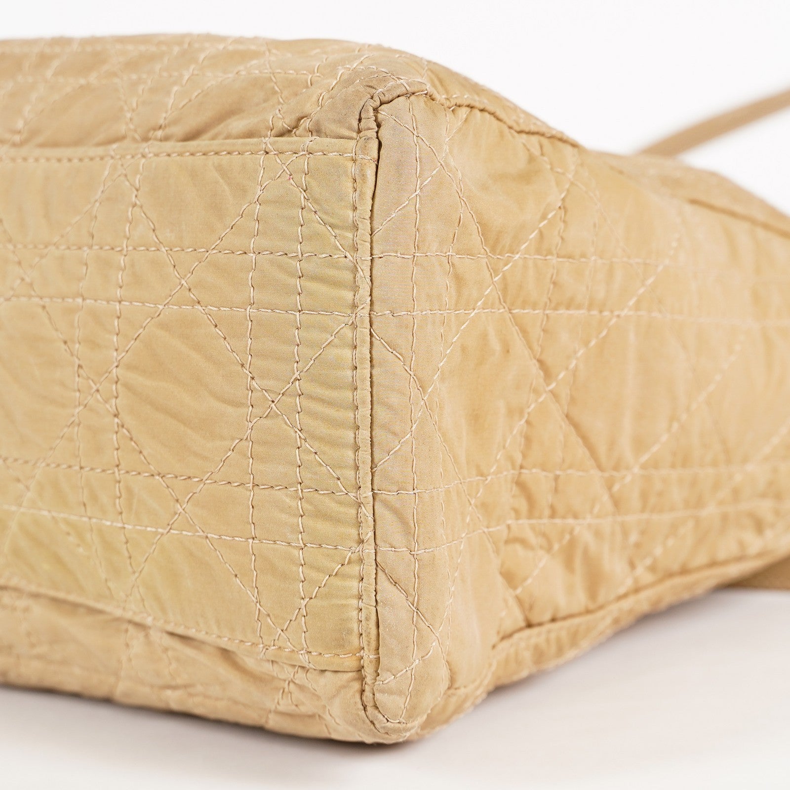 Christian Dior Vintage Lady Dior Bag Cannage Quilt Nylon Medium 02A083946805