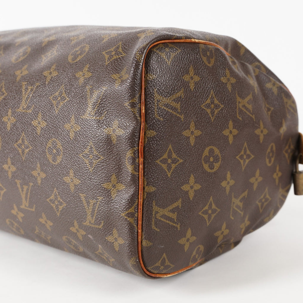Authentic Louis Vuitton Monogram Speedy 30 M41526 Handbag vintage 01E155720027