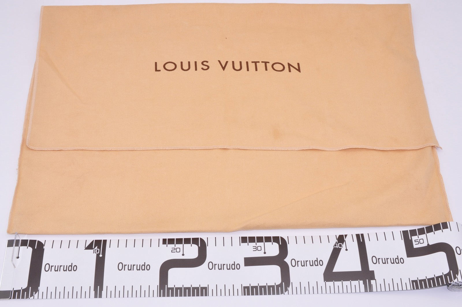 100% Authentic Louis Vuitton Large Dust Bag Beige Cotton Storage Cover 50×30