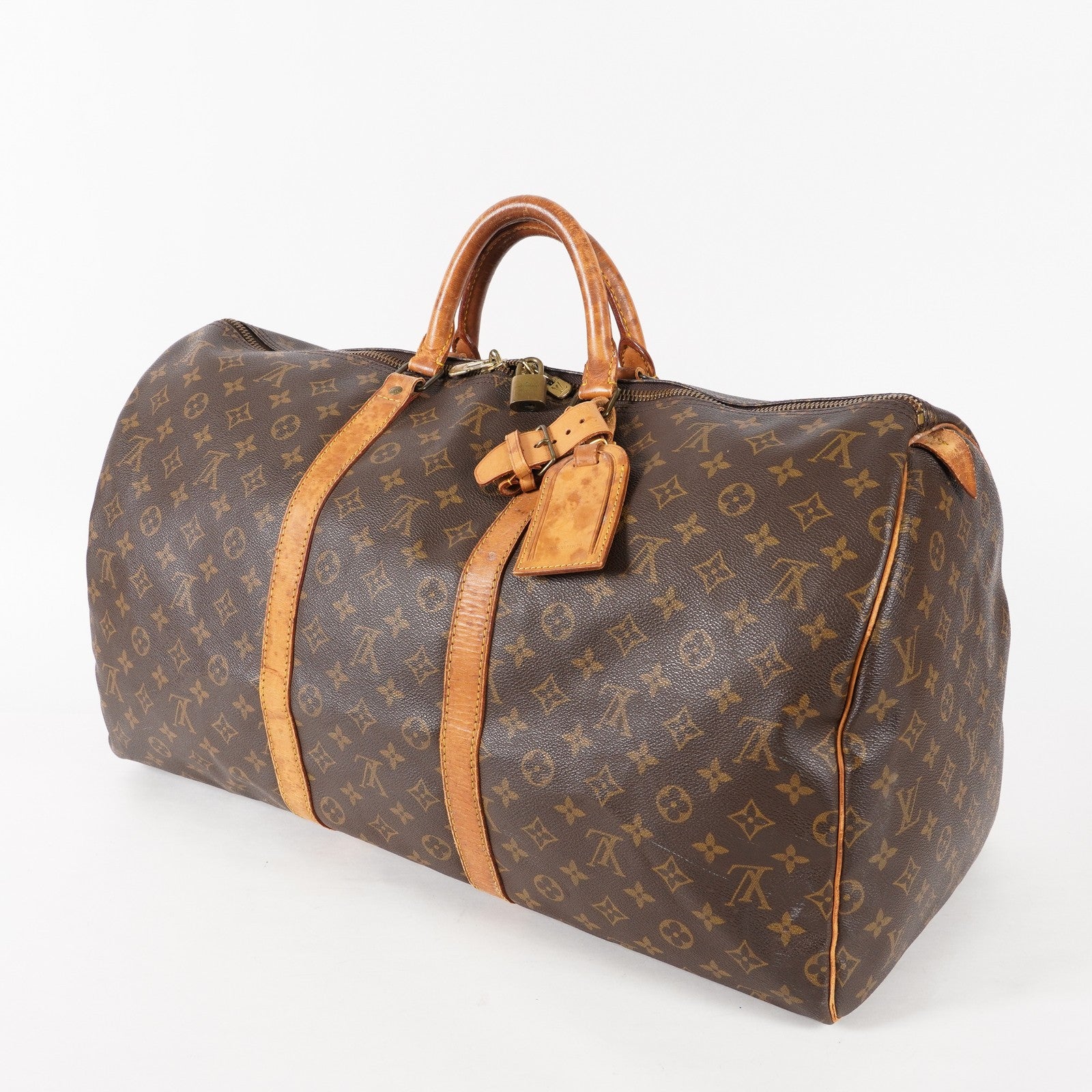 Authentic Louis Vuitton Monogram Keepall 55 Travel Bag M41424 02A214004011